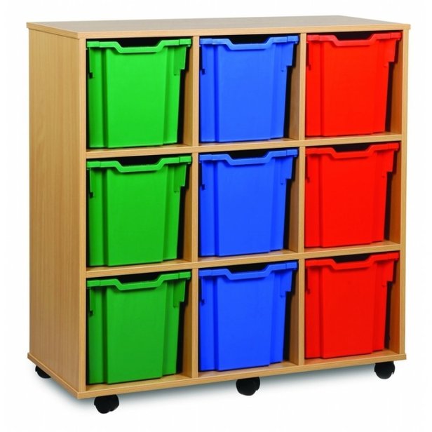 Supporting image for Y203072 - 9 Jumbo Unit - Mobile - No Doors - MAPLE