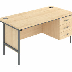 Supporting image for Teacher's Desk With Single Pedestal - W1400mm