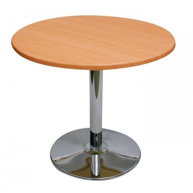 Supporting image for Relax Chrome Pedestal Bistro Table - 800